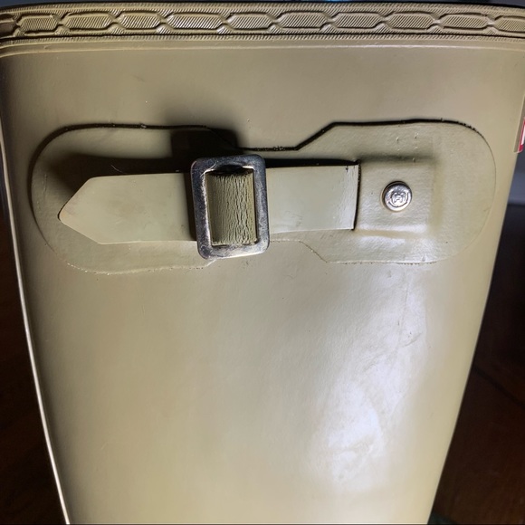 Hunter Original Tall Rain Boots Waterproof Green 8 - Picture 4 of 7